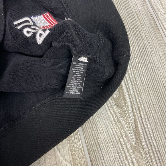 Hudson Black NASA Crewneck Sweatshirt Mens Medium NASA "Meatball" Logo Red and W - Picture 8 of 8